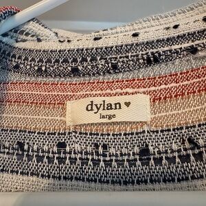 Dylan Multicolor Striped Knit Top - Large